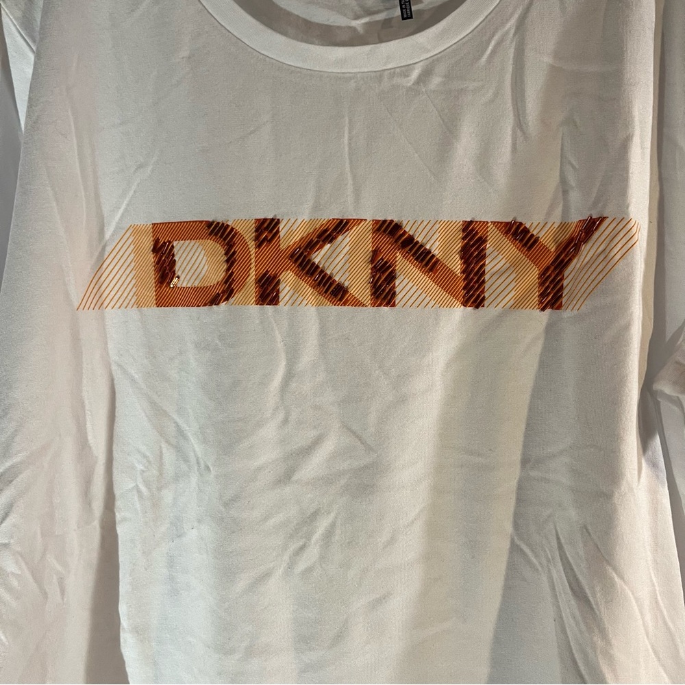 Beaded Logo Tee DKNY